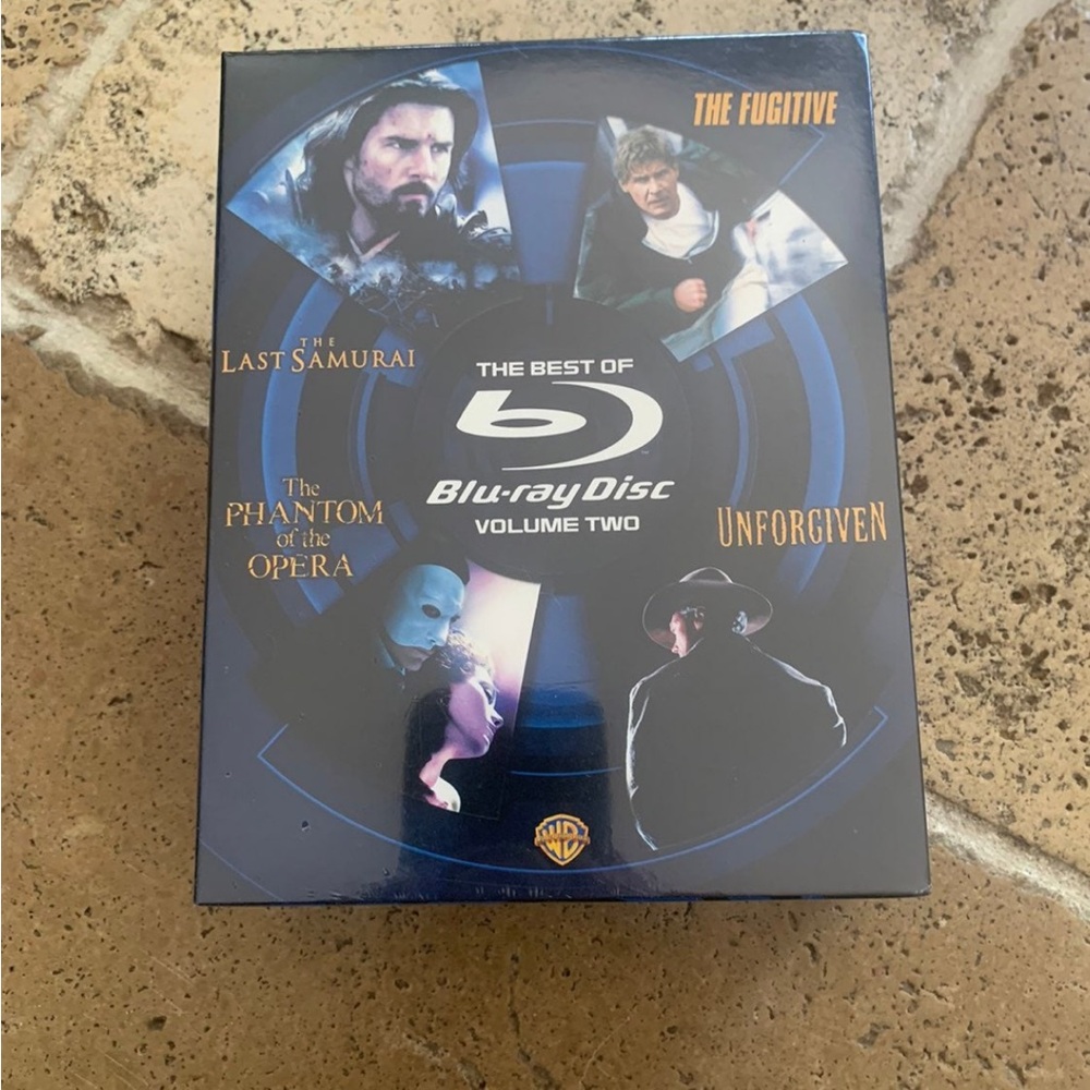 Blu Ray Set Last Samurai Phantom of the Opera the Fugitive Unforgiven